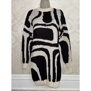 NWT 12th Tribe Long Sleeve Pullover Sweater Dress Size M